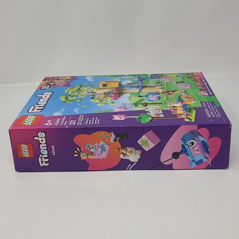 LEGO Friends Cat Birthday Party Tree House 42666 Building Set NEW Sealed 321 Pcs